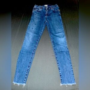 EUC WOMENS CITIZENS OF HUMANITY ROCKET ANKLE JEANS SIZE 26